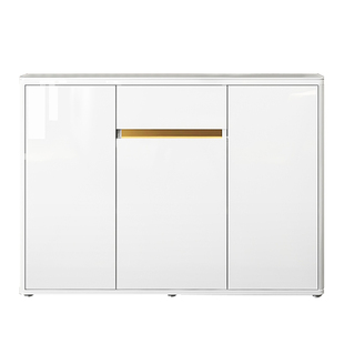 超薄餐边柜20cm实木现代简约岩板餐厅小厨房靠墙储物玄关窄25定制