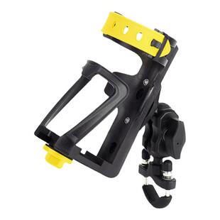 摩托车水杯架保险护杠机车把改装配件摩旅骑士饮料瓶水壶支架通用