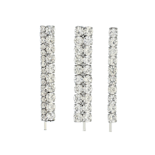 三件套~甜酷超闪水钻发夹女韩国ins顶夹刘海夹头饰网红卡子一字夹