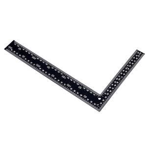 直角钢尺 宽口角尺打板划线裁切工具 手缝牛皮革皮艺皮雕工具套组