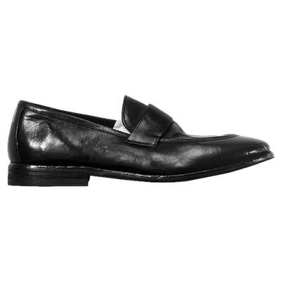 vibe日潮小尖头水洗皮薄底乐福鞋