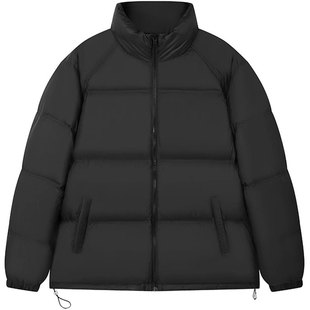 森马羽绒服男2025冬季新款宽松保暖短款外套男士冬装面包服羽绒衣