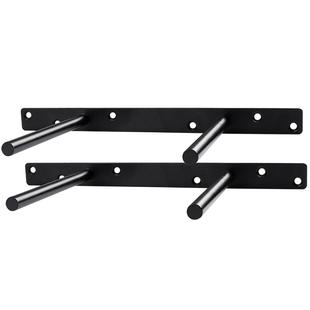 家具五金暗藏层板托双T黑色隐形暗装隔板支架单层隔板支架五金件