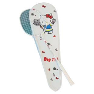 HelloKitty联名款KT凯蒂猫羽毛球拍碳素一体学生女ins风粉色卡通