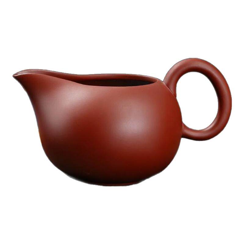 杰晟紫砂朱泥公道杯茶漏滤网套装