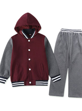 校服小学生春秋季运动棒球服套装