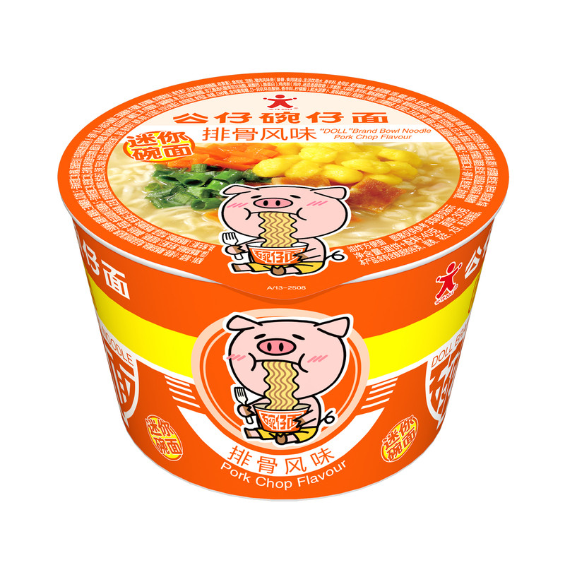 泡面方便面公仔面碗仔面海鲜味