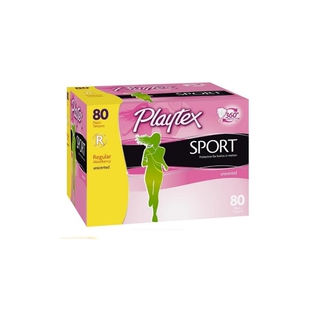 现货 美国进口Playtex sport倍得适运动款卫生棉条中号大号ULTRA