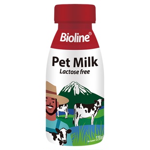 Bioline斑斓0乳糖宠物牛奶幼犬猫通用营养美味狗狗零食猫咪生牛乳