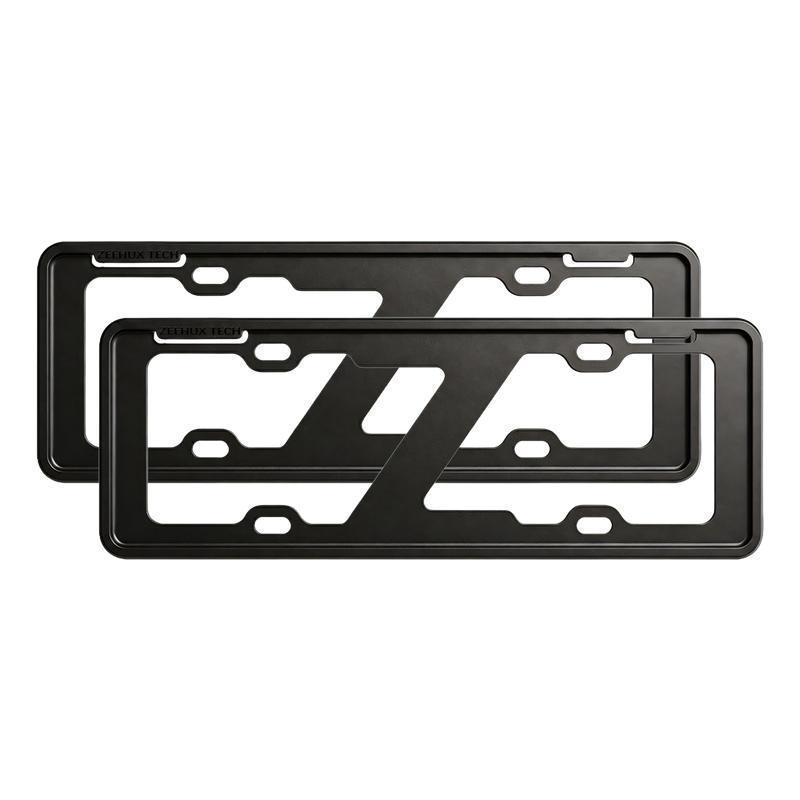 ZEEHUX牌照架新能源专用汽车用品新车实用加厚铝镁合金车牌保护框