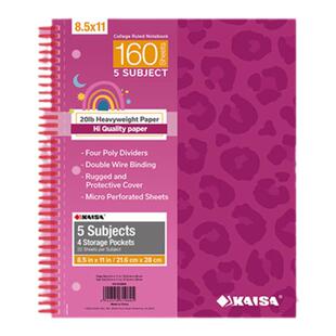 【设计师款】KAISA凯萨热爱系列美式线圈本三孔科目本A4笔记本3孔活页本大本错题考研高颜值本子凯撒本子