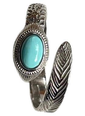 男女款可调节纯银时尚简约戒指环