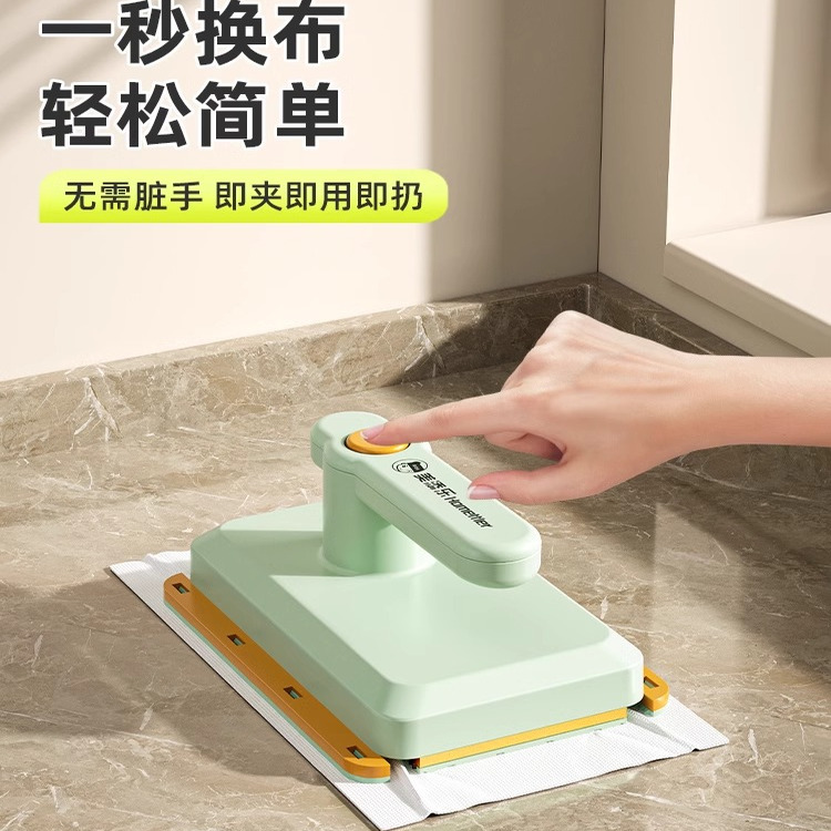 静电除尘拖把一次性拖布免手洗平板家用擦地板拖地干湿纸巾吸尘