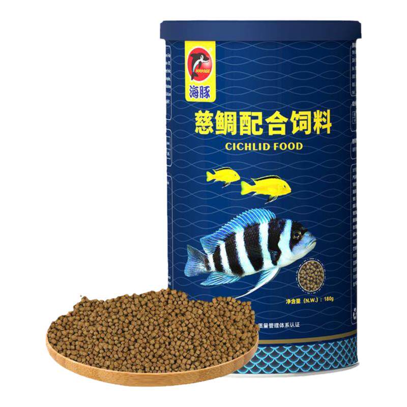 海豚三湖慈鲷鱼沉粮颗粒饲料增色