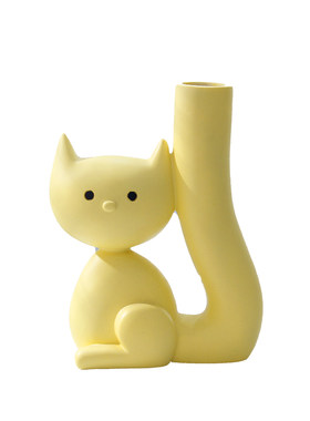 花瓶笨鸟创意可爱猫咪花瓶