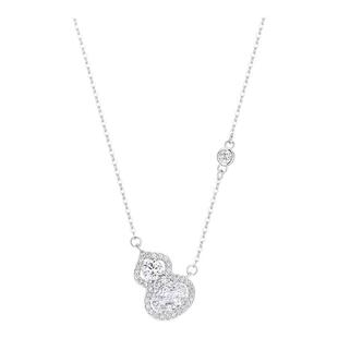 卡蒂罗吉祥葫芦项链女925银轻奢小众设计感锁骨链生日礼物送女友