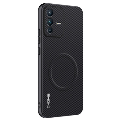 适用vivoS12手机壳皮纹