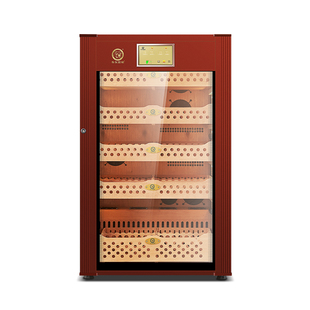 布尔道格VC308雪茄柜德国恒温恒湿 变频压缩机雪松木保湿柜除氨