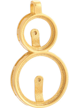 空托古法银工艺碧玉配饰葫芦吊坠