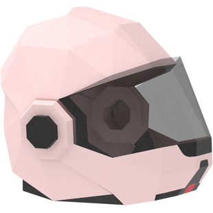 全能卫士DIY纸面具宇航员头套头盔纸模防护面罩透明防飞溅护目镜