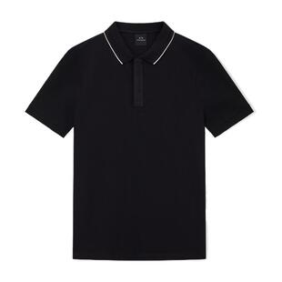 ARMANI EXCHANGE/阿玛尼春夏新款男士翻领短袖纯棉商务复古Polo衫