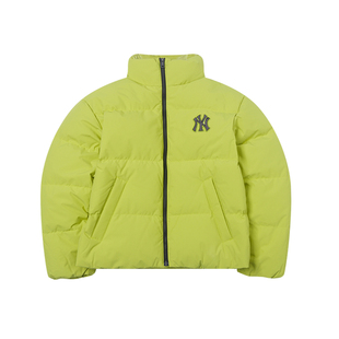 MLB25年冬季男女复古背标保暖防泼水防风防水羽绒服外套3ADJB5056