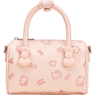 TOUTOUHelloKitty三丽鸥联名波士顿枕头包手提斜挎包女孩生日礼物