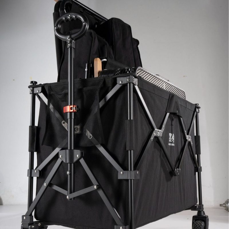 露营车户外聚拢野炊营地车便携式钓鱼购物摆摊小推车可折叠