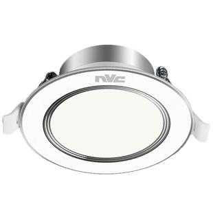 雷士照明led筒灯嵌入式吊顶灯超薄75mm孔灯4寸6寸射灯店铺商用灯