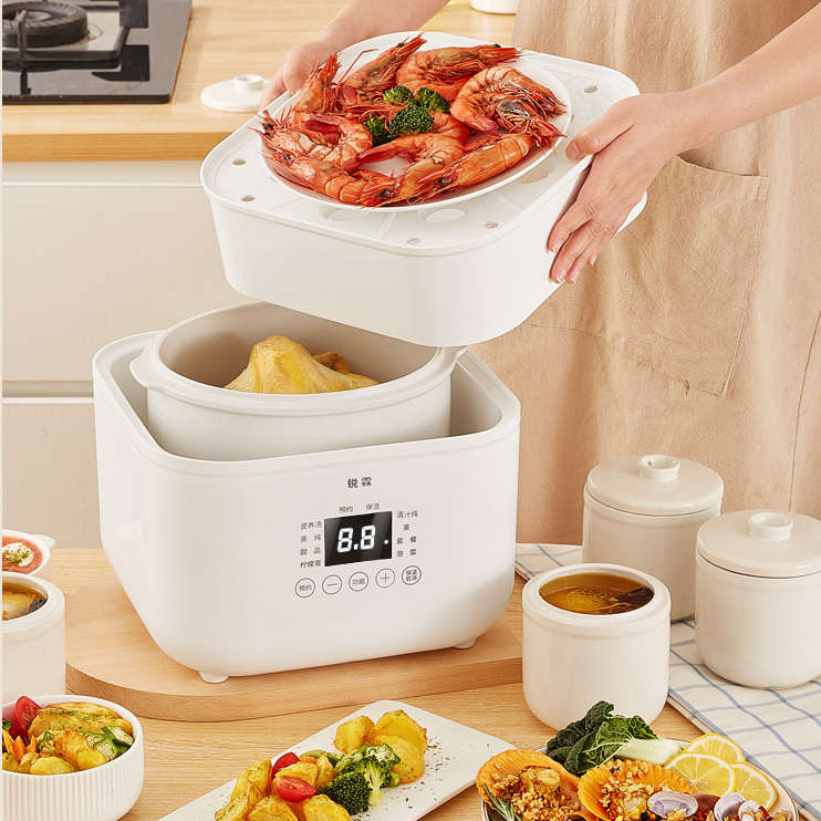隔水炖电炖盅家用4L5人6家用煲汤炖汤锅全自动大容量电炖炖锅陶瓷