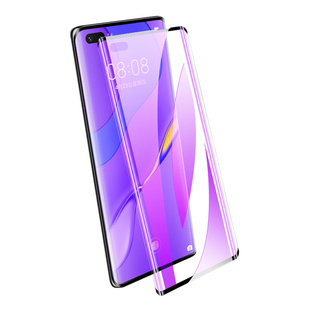 适用华为nova7pro钢化膜全屏覆盖无白边新款nova7手机膜曲面防指纹抗蓝光玻璃防摔nova7se保护高清防爆活力版