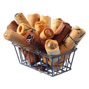 台湾原装林心如推荐海边走走花生爱馅蛋卷原味海苔巧克力芝麻网红