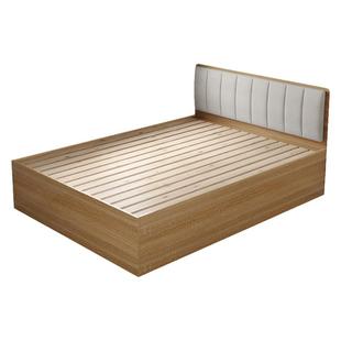 现代简约实木床板高箱榻榻米储物床小房间省空间板式踏踏米双人床