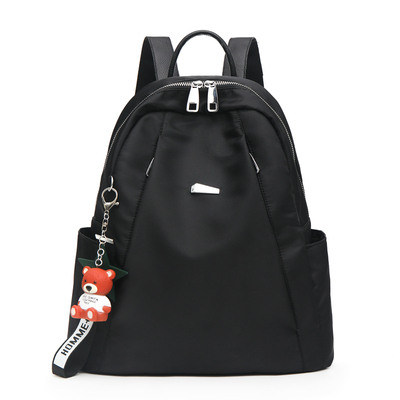 双肩包女士2025新款时尚百搭防水牛津布小背包旅游轻便旅行大容量