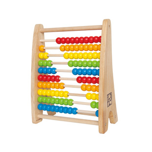 Hape彩虹珠算架幼儿童数学教具算盘计算架宝宝早教益智玩具3-4岁6