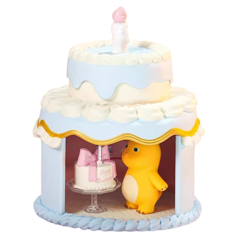 新品TOY LEAD 奶龙甜品系列场景手办盲盒可爱女学生玩具摆件礼物