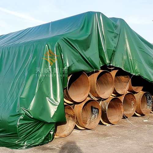 篷布加厚耐磨货场防雨布防晒帆布塑涂油布批发布货场蓬遮阳专用