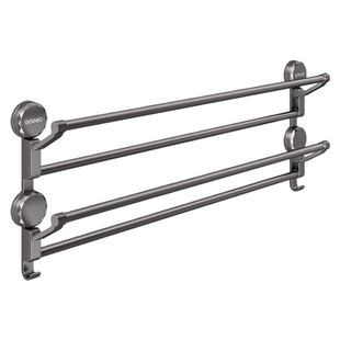 吸盘浴室拖鞋挂架双层厕所可伸缩门后壁挂免打孔卫生间鞋子沥水架