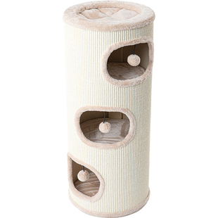 喵佐 猫爬架猫窝猫树一体 多层猫桶 温暖猫洞全身磨爪树洞 c5378