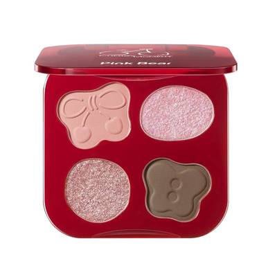 皮可熊粉樱系列四色眼影