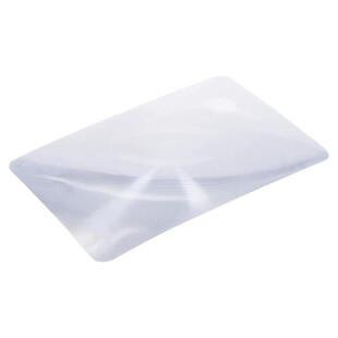 拜斯特放大镜3倍菲涅尔透镜薄款高清方形看便携老人阅读卡片手持