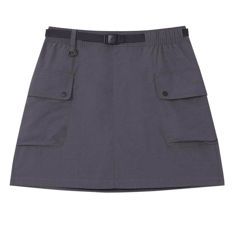 拓路者户外工装短裙女夏季防泼水半身裙小个子显瘦轻量运动A字裙