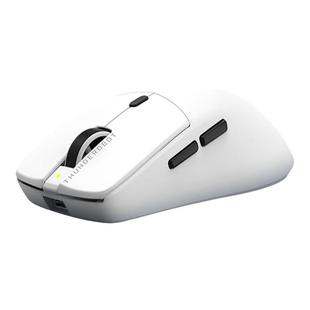 雷神ML6 Pro竞技版无线三模鼠标游戏电竞轻量化白PAW3395右手设计