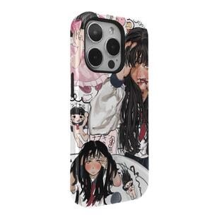 三壳壳原创日韩不良少女适用于苹果14pro/13promax/12/11/XR/8/7/6防摔全新菲林二合一亮面磨砂IMD手机保护壳