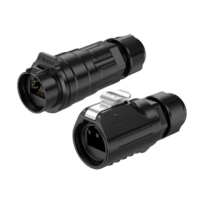 RI45网络防水航空插头对插面板