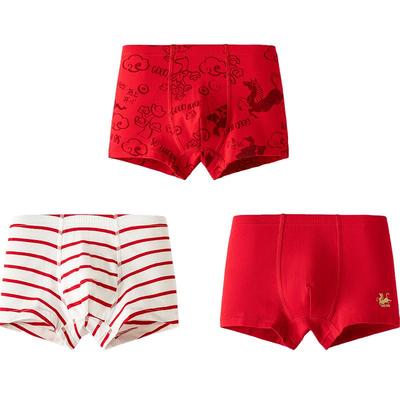 巴拉巴拉抗菌裆四角短裤