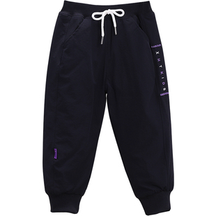 儿童秋冬装裤子宝宝加厚棉裤运动裤男大童保暖卫裤男孩外穿休闲裤