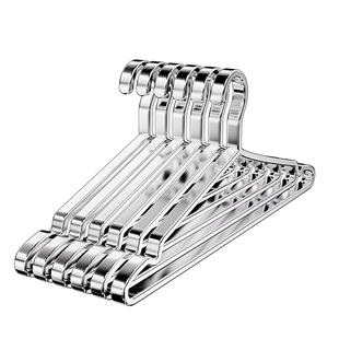 宽肩不锈钢304衣架无痕加粗加厚家用挂衣服凉晾衣撑架子铁晒衣