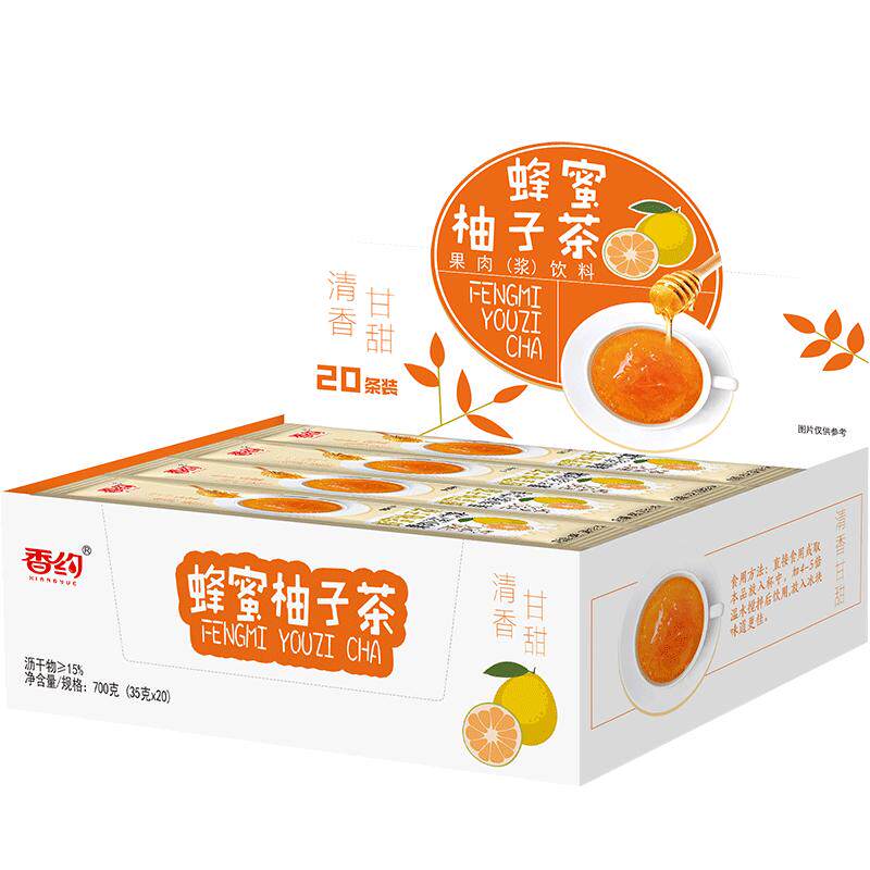 香约700g芒果冲饮便携蜂蜜柚子茶