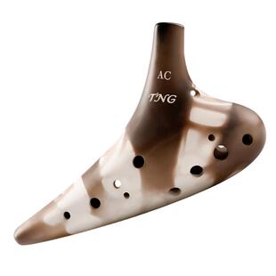 TNG陶笛12孔素烧中音AC专业演奏初学高音SC/SG/SF/AG/AF调陶埙